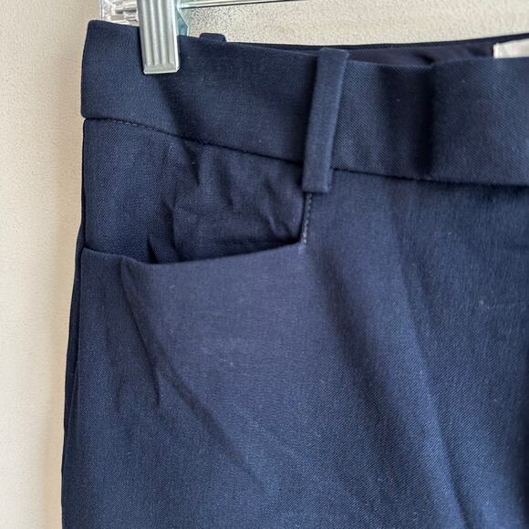 Banana Republic LONG Mid Rise Straight Sloan Pant Navy Blue 8 754557 - Picture 3 of 11